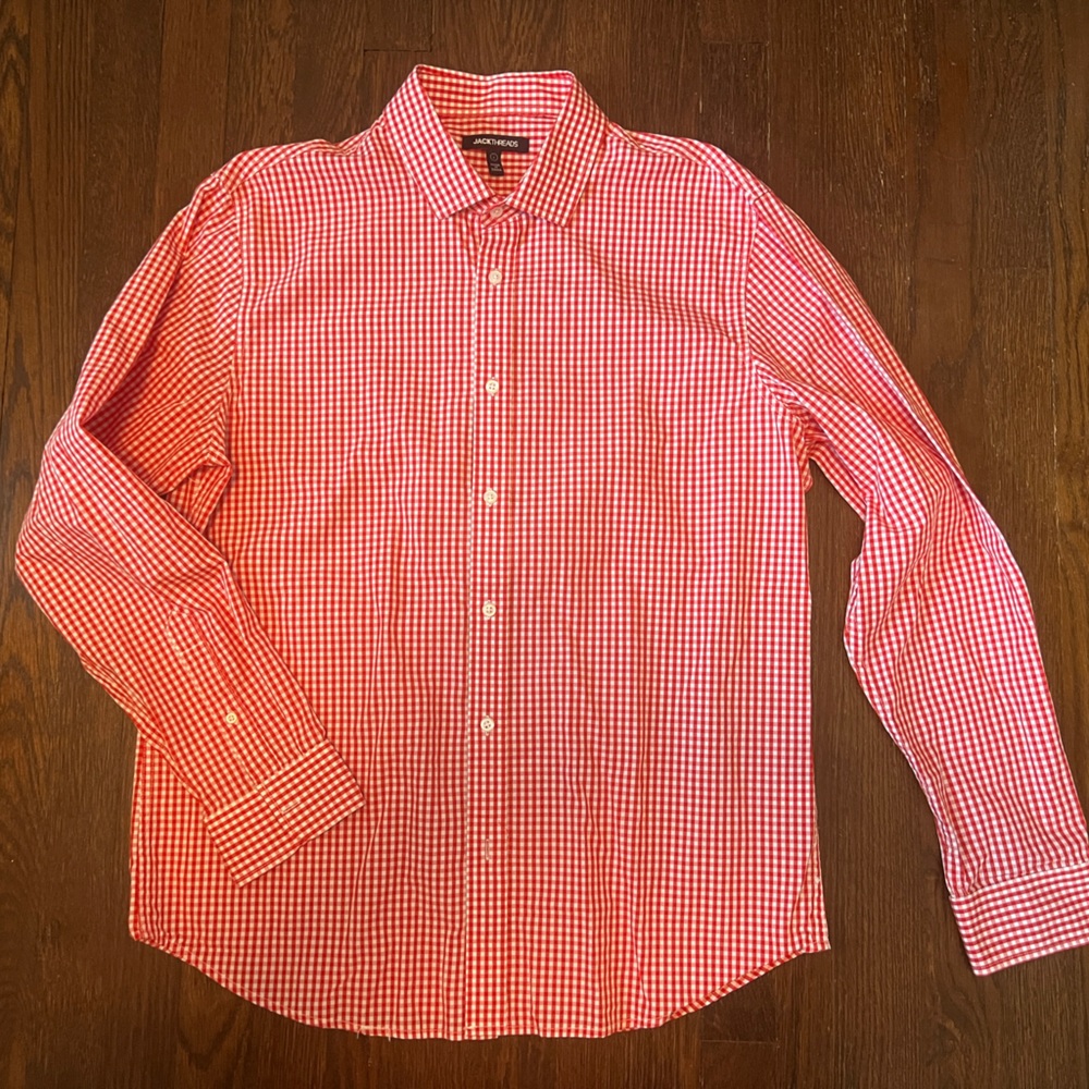 Jackthreads Men’s Checkered Button Down